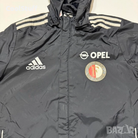 Adidas Feyenoord Rotterdam Фейнорд Ротердам Тренировъчно Детско Футболно Яке Размер 13\14 Години, снимка 5 - Детски якета и елеци - 52422557