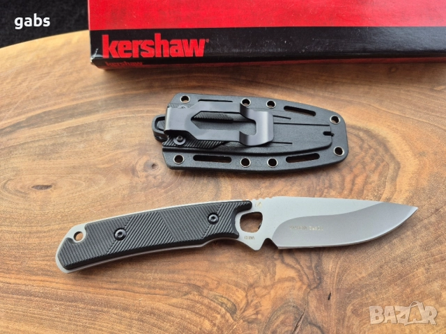 Тактически ловен нож Kershaw 2048BW Steppe, снимка 3 - Ножове - 52402816