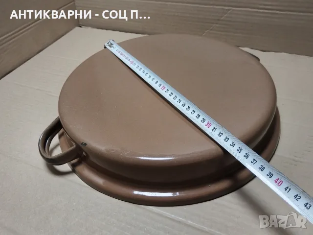 Стара Соц Емайлирана Тава. / НОМЕР 952., снимка 8 - Прибори за хранене, готвене и сервиране - 55711619