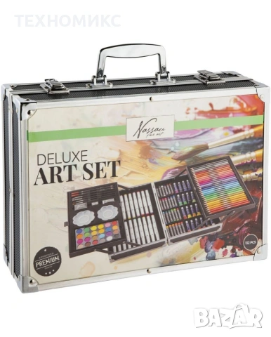 ПРОМО!!! Комплект за рисуване в куфар от 132 части, снимка 5 - Други - 53923809