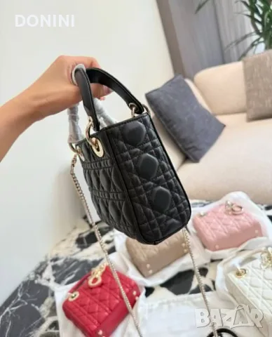 Christian Dior Дамска чанта, кожа, снимка 6 - Чанти - 56339801