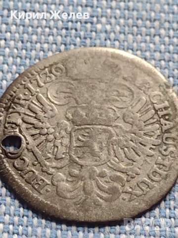 Сребърна монета 3 кройцера 1730г. Карл шести Прага Бохемия 18702, снимка 9 - Нумизматика и бонистика - 42900414