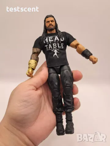 Екшън фигура WWE Roman Reigns Роман Рейнс ELITE SERIES Bloodline mattel figure елит, снимка 11 - Колекции - 48384867