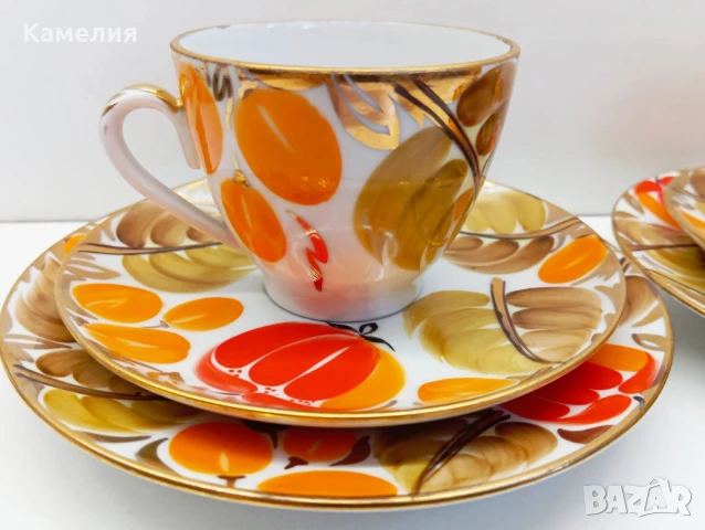 Руски порцелан , снимка 2 - Чаши - 50914828