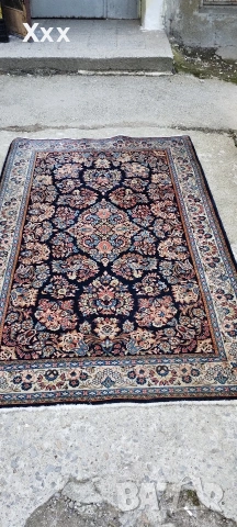 Ръчно тъкан вълнен персийски килим.Ирански.Антика за ценители., снимка 2 - Килими - 54099941