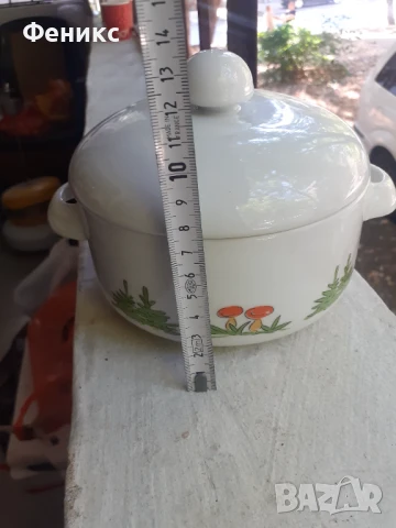 Стар малък детски супник - български порцелан, снимка 7 - Антикварни и старинни предмети - 51357786