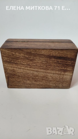 Масивна резбована дървена кутия за бижута, снимка 4 - Антикварни и старинни предмети - 54188770