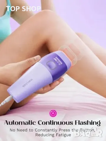 Нов Лазерен уред за епилация с ледена охлаждаща функция за гладка кожа, снимка 8 - Тримери - 49732388