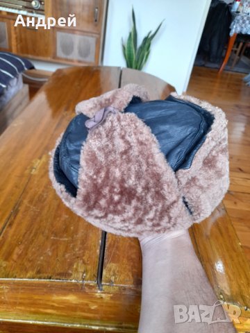 Стара шапка,ушанка #7, снимка 3 - Антикварни и старинни предмети - 36792518