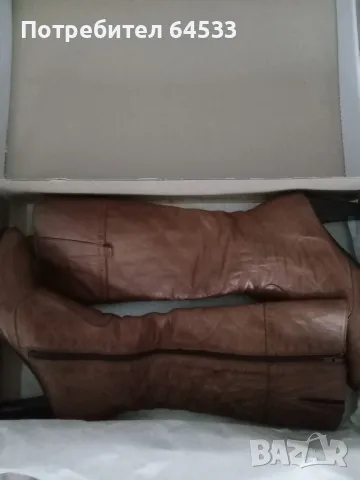 продавам дамски  ботуши от естествена кожа, размер 38, произведени в  България. , снимка 5 - Маратонки - 48424889