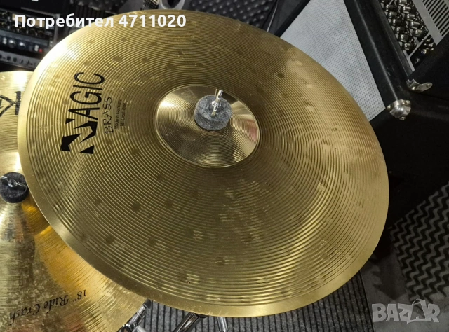 Краш - райд чинел 18' Magic brass, Made in Germany