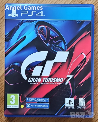 Перфектни два диска Gran Turismo 7 PS4 Playstation 4 Плейстейшън 5 PS5