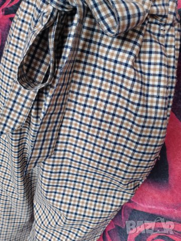 Широки панталони каре с висока талия и колан ХЛ, снимка 3 - Панталони - 36763455