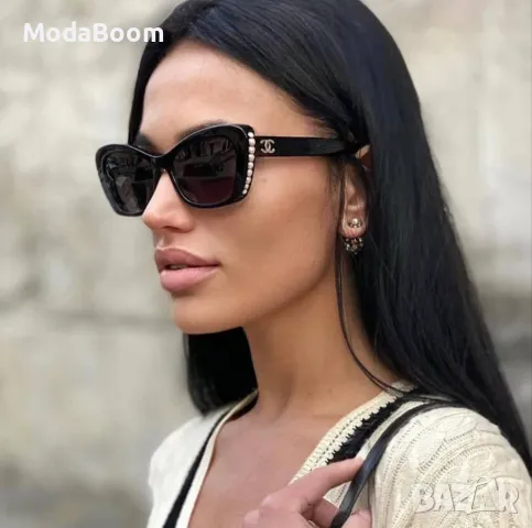 Ch🅰️nel дамски слънчеви черни очила, снимка 2 - Слънчеви и диоптрични очила - 48813462