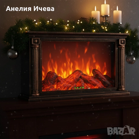 LED камина с ефект на тлеещи въглени