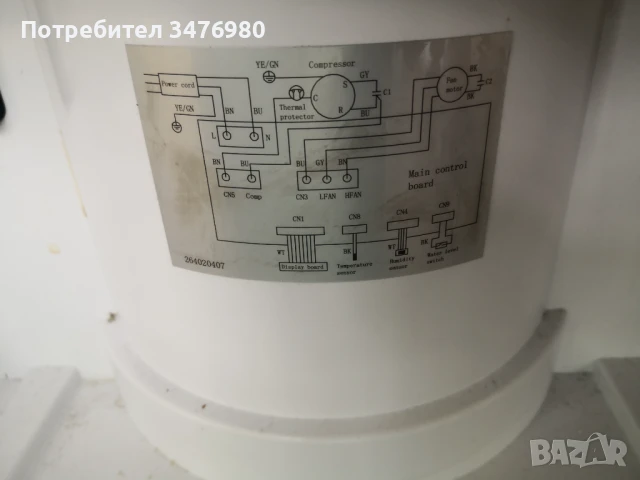 Влагоабсорбатор EASY HOME, 20l/24h  за ремонт, снимка 10 - Влагоабсорбатори и влагоуловители - 51006121