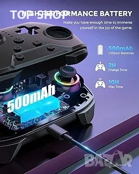 Switch безжичния контролер с макро бутони, снимка 7 - Друга електроника - 48741824