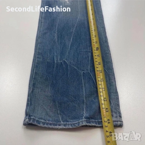 Мъжки дънки G-STAR Raw Originals Distressed Blue Denim, размер W31 L34, снимка 7 - Дънки - 53010919