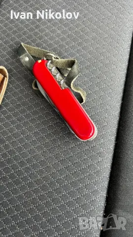 Джобно ножче Victorinox, кожен калъф, снимка 3 - Други ценни предмети - 48170834