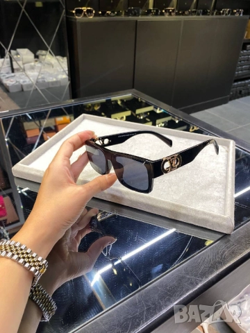 Очила с черен обикновен калъф и ув защита christian dior louis vuitton, снимка 2 - Слънчеви и диоптрични очила - 51442400