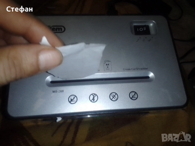 машина за рязане на листи хартия , снимка 4 - Друго - 51685958
