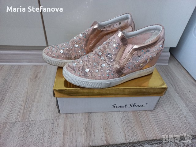 Розови обувки с камъни в Дамски ежедневни обувки в гр. Ловеч ...