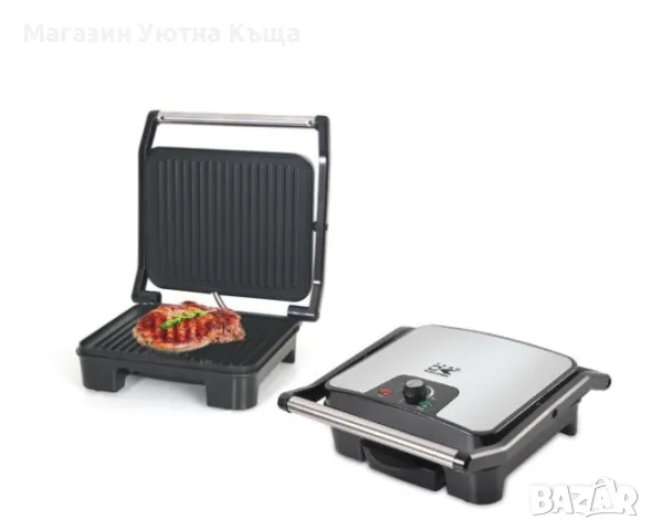 НОВ Несмки Контактен Грил с ГАРАНЦИЯ Kalorik TKG COG 1000, снимка 5 - Скари - 49676670