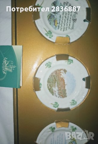 Колекция от 4 декоративни чиниики с марка,,БЕЛЕК"', снимка 3 - Колекции - 31709062