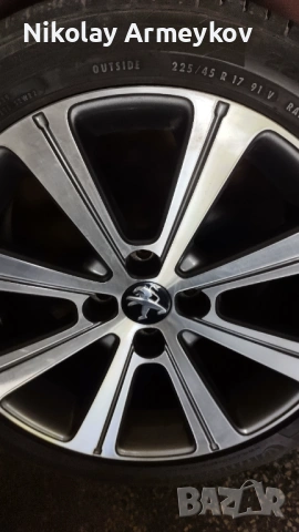 Джанти 17" Пежо 308 / Peugeot 308 , снимка 9 - Гуми и джанти - 54037893
