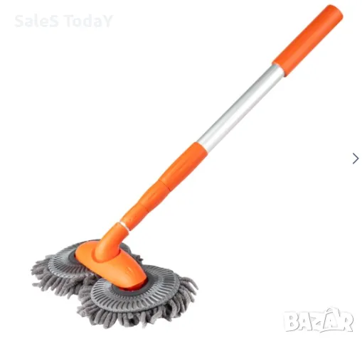 Четка за миене, Телескопичната въртяща