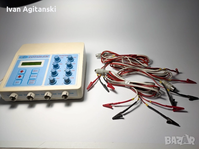 Терапевтичен апарат електростимулатор MDM/97 LOTUS 8M, снимка 5 - Медицинска апаратура - 52940954