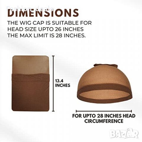 Нови 20 броя найлонова удобна шапка за перука жени един размер , снимка 6 - Други - 40179110