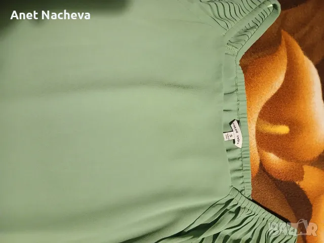 Блуза дамска  луксозна с ръкави плисе , снимка 2 - Ризи - 48513396