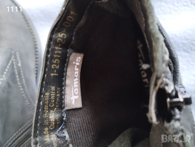 Нови Tamaris -естествена кожа., снимка 11 - Дамски боти - 52579994