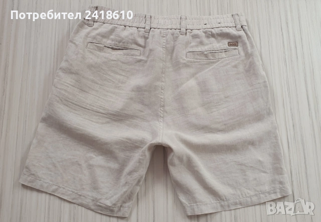 Hugo Boss Chino  Len /  Cotton Short Mens Size L - 34  ОРИГИНАЛ! Мъжки Къси Панталони!, снимка 7 - Къси панталони - 54208346