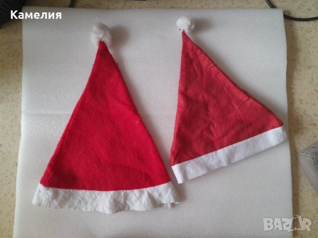 Шапки на Дядо Коледа , снимка 2 - Шапки, шалове и ръкавици - 42834484