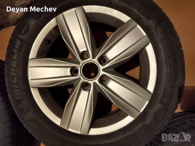 Оригинални джанти Bendigo за VW Caddy, Touran, Golf с гуми Michelin, снимка 3 - Гуми и джанти - 44809687