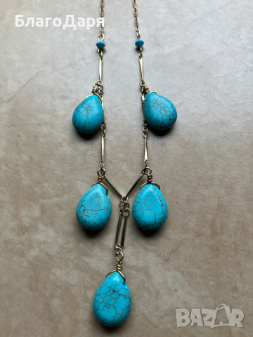 Колие с тюркоаз