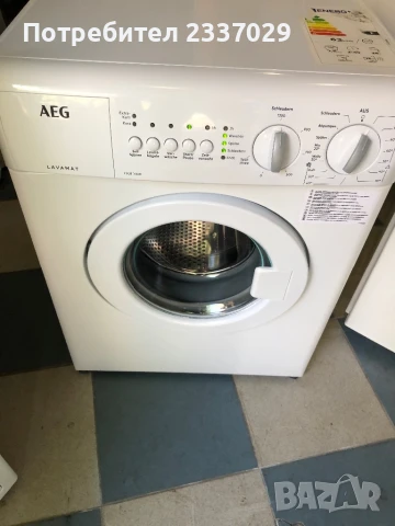 Пералня:АЕГ-3кг-бейби-1год гаранция,обслужена,клас:F,много нов модел,отл.старт, снимка 2 - Перални - 51224961