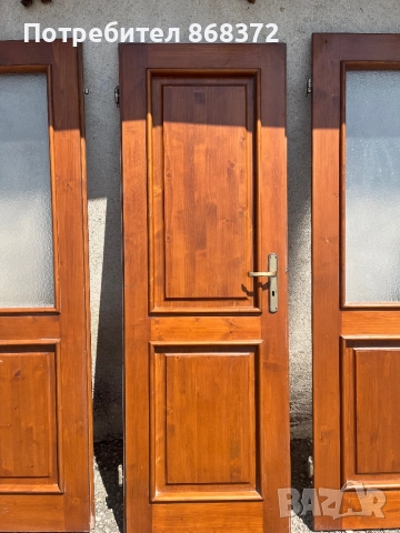 Дървена интериорна врата 196x66,5, снимка 2 - Интериорни врати - 51940285
