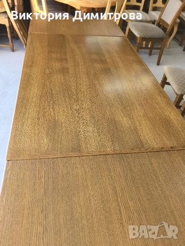 Разтегателна трапезна маса (01-247), снимка 8 - Маси - 54315205