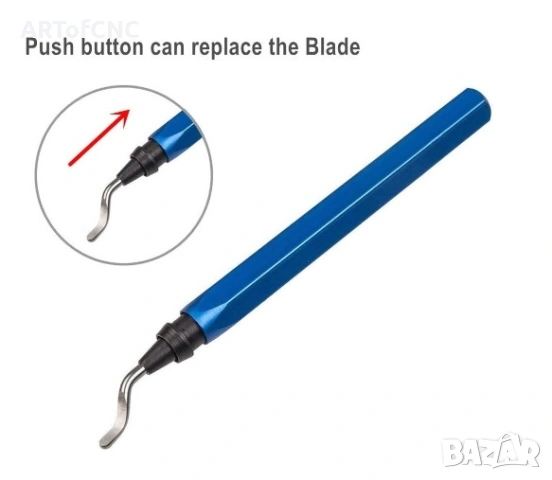 Универсална дръжка за ротационен шабър, метална, синя, снимка 2 - Диамантени и режещи инструменти - 53375661