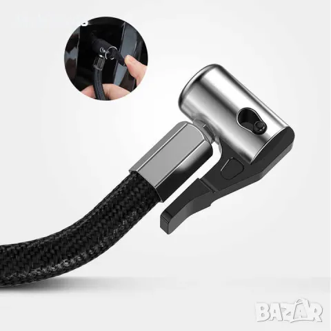 Компресор за кола дигитален в куфар с инструменти 12V, снимка 3 - Компресори - 48399234