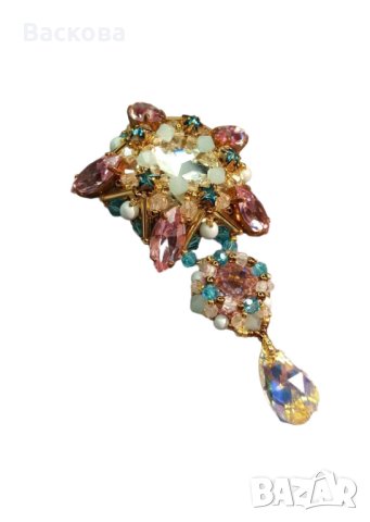 Ръчно изработена висулка - Звезда, снимка 5 - Колиета, медальони, синджири - 29626920