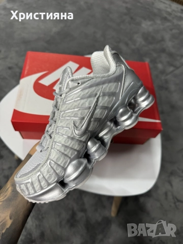 Nike Shox TL Pure Platinum/Chrome, снимка 3 - Маратонки - 56431725