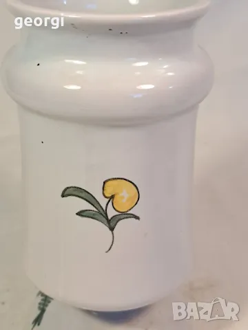 италианска керамична ваза 22/1, снимка 3 - Вази - 49203231