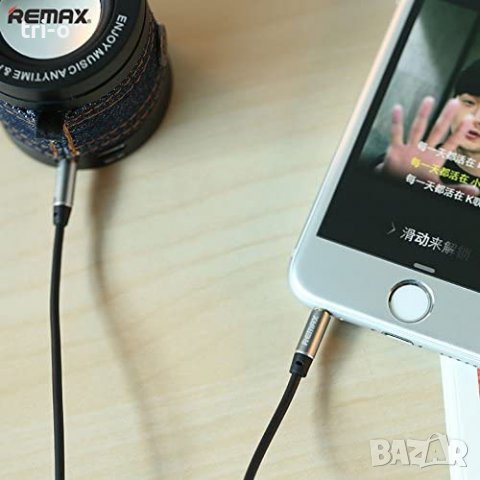 Remax Кабел 3.5 AUX Audio Cable 1M., снимка 2 - Друга електроника - 38090685