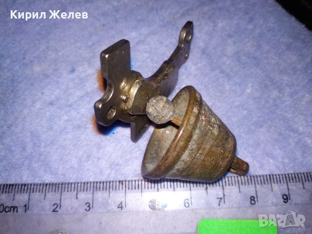 СТАРИННА РЯДКА ЖЕЛЯЗНА КАМБАНКА ЗВЪНЧЕ РЪЧНА МАЙСТОРСКА ИЗРАБОТКА 37091, снимка 6 - Антикварни и старинни предмети - 40392309