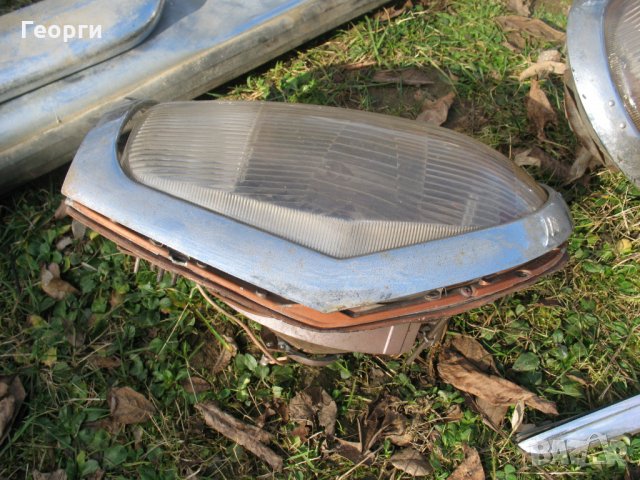 Mercedes W111/W115- оригинални брони и фарове, предна и задна броня, фар "конска глава"., снимка 7 - Части - 32058744