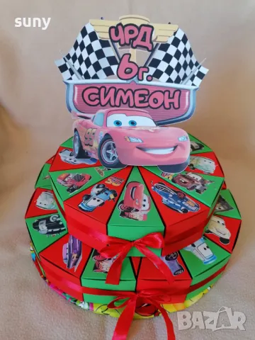 Картонена торта Стич, снимка 6 - Фигурки - 49326382
